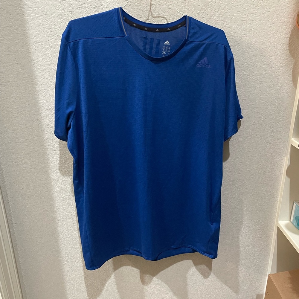 Adidas blue shirt 2xl